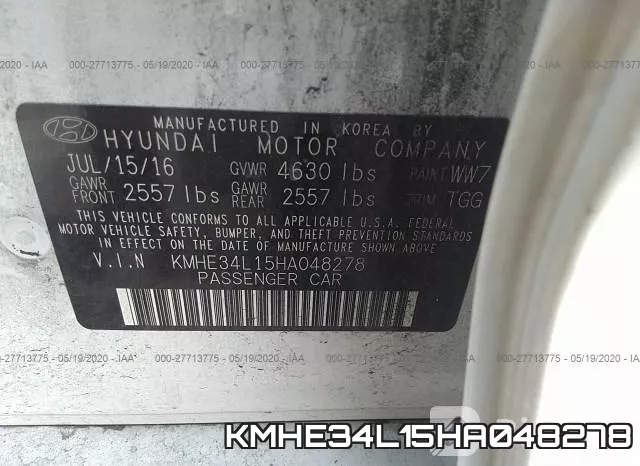 KMHE34L15HA048278 фото 10