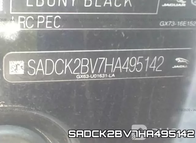 SADCK2BV7HA495142 фото 10