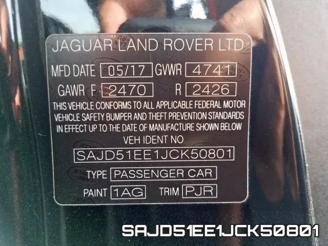 SAJD51EE1JCK50801 фото 2