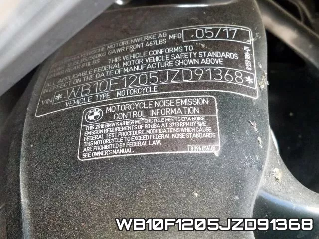 WB10F1205JZD91368 фото 2