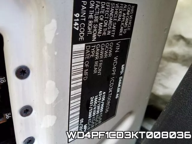 WD4PF1CD3KT008036 фото 2