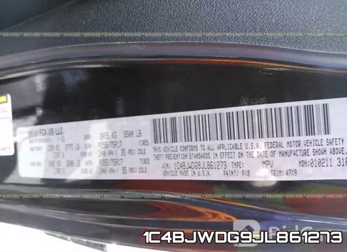 1C4BJWDG9JL861273 фото 10