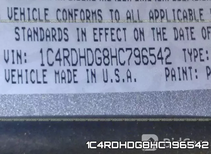 1C4RDHDG8HC796542 фото 10