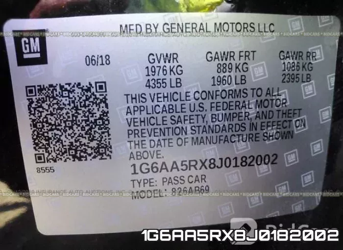 1G6AA5RX8J0182002 фото 10