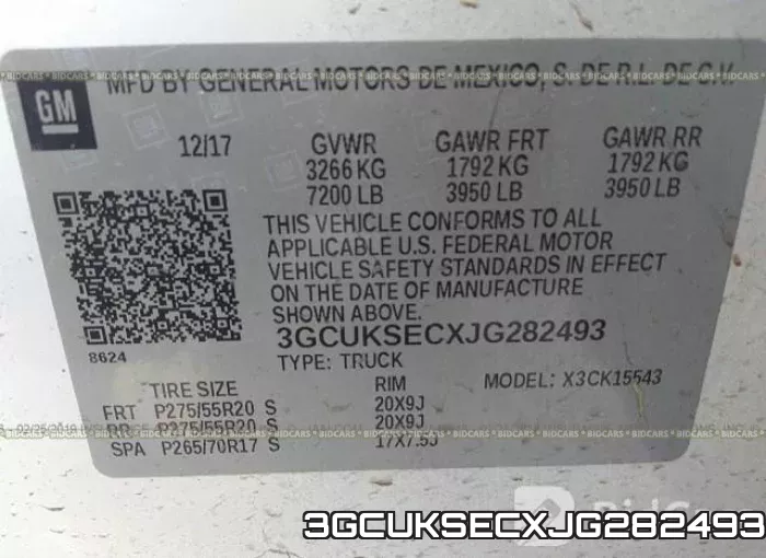 3GCUKSECXJG282493 фото 10