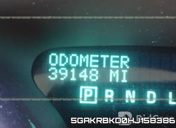 5GAKRBKD0HJ158386 фото 8