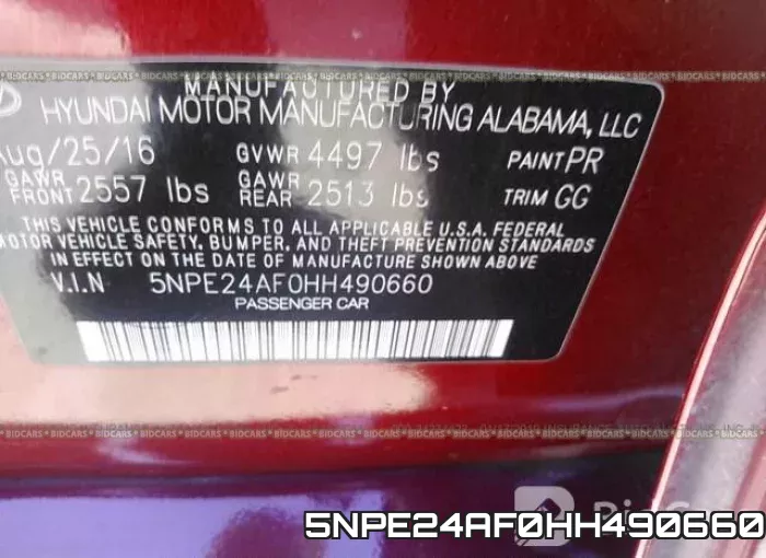 5NPE24AF0HH490660 фото 10