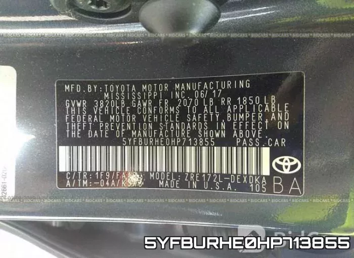 5YFBURHE0HP713855 фото 10