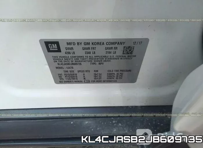 KL4CJASB2JB609735 фото 10