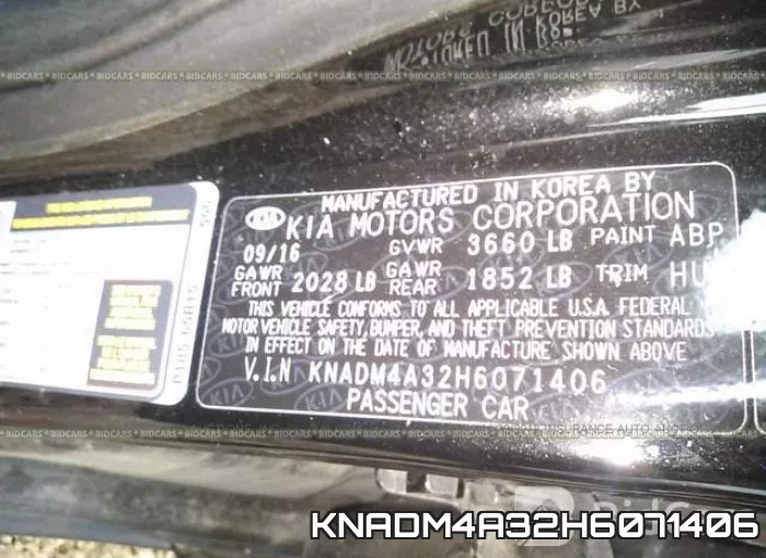 KNADM4A32H6071406 фото 10