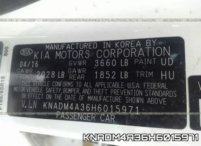 KNADM4A36H6015971 фото 10
