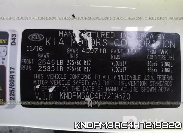 KNDPM3AC4H7219320 фото 10