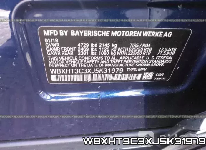 WBXHT3C3XJ5K31979 фото 10