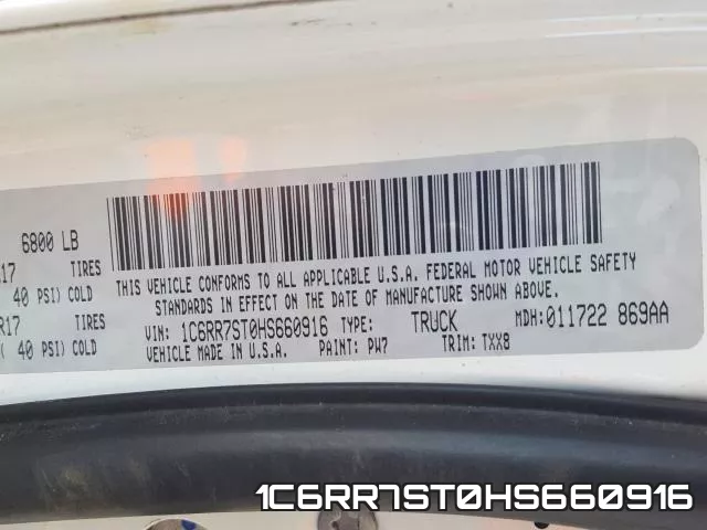 1C6RR7ST0HS660916 фото 2