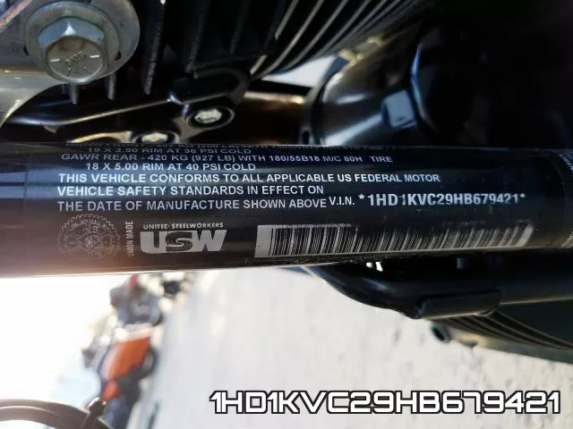 1HD1KVC29HB679421 фото 2
