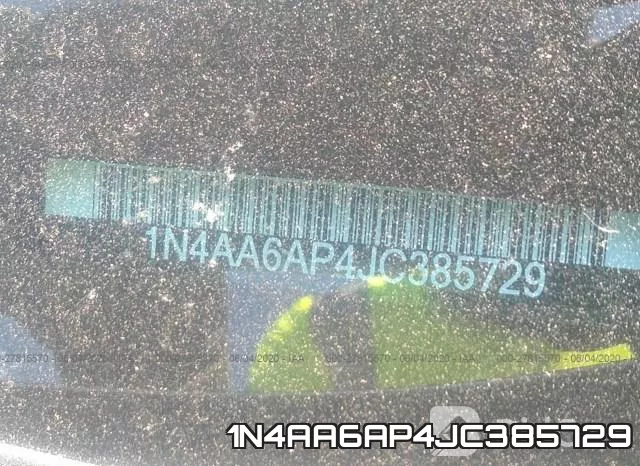 1N4AA6AP4JC385729 фото 10