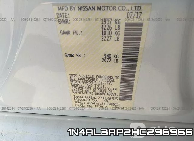 1N4AL3AP2HC296955 фото 10