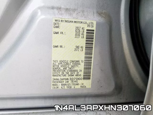 1N4AL3APXHN307060 фото 2