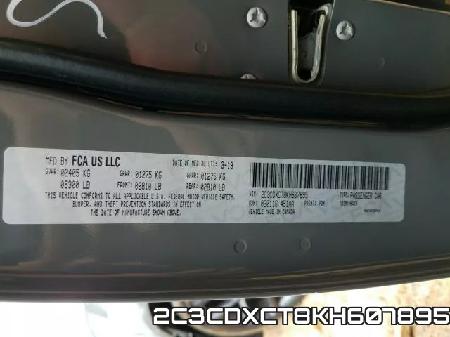 2C3CDXCT8KH607895 фото 2