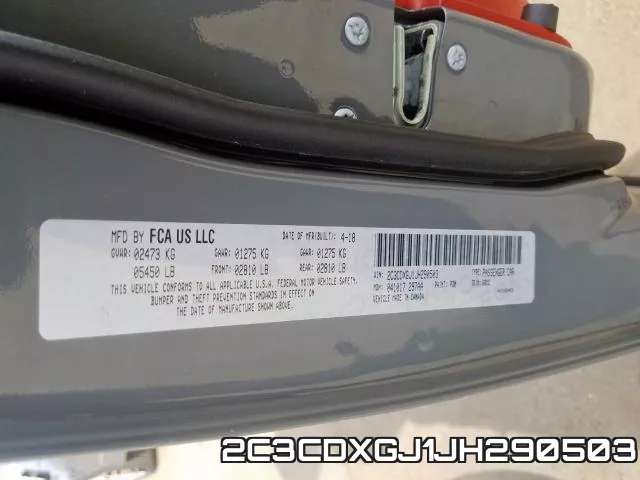 2C3CDXGJ1JH290503 фото 2