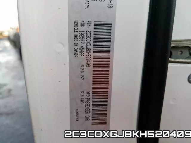 2C3CDXGJ8KH520409 фото 2