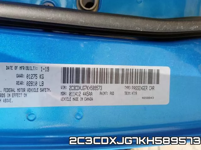2C3CDXJG7KH589573 фото 2