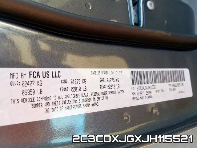 2C3CDXJGXJH115521 фото 2
