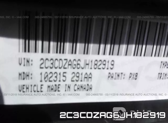 2C3CDZAG6JH182919 фото 10