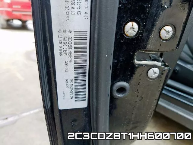 2C3CDZBT1HH600700 фото 2