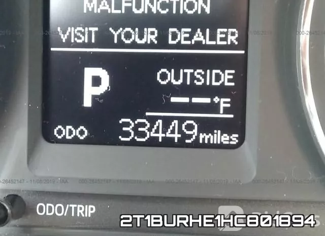 2T1BURHE1HC801894 фото 8