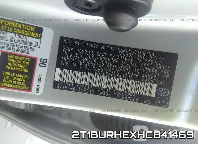 2T1BURHEXHC841469 фото 10