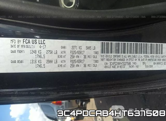 3C4PDCAB4HT637508 фото 10