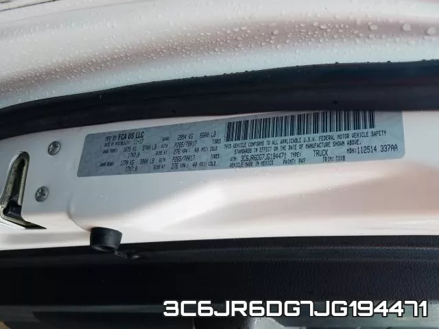 3C6JR6DG7JG194471 фото 2
