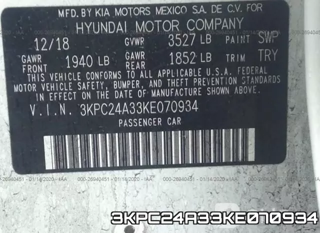 3KPC24A33KE070934 фото 10