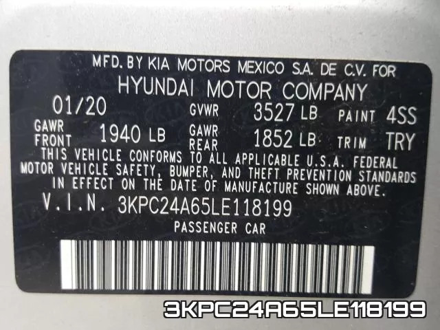 3KPC24A65LE118199 фото 2
