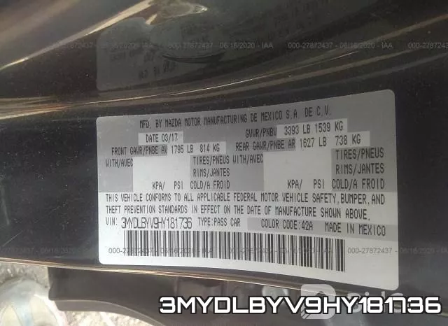 3MYDLBYV9HY181736 фото 10