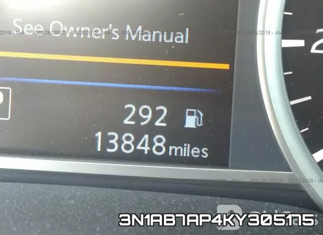 3N1AB7AP4KY305175 фото 8