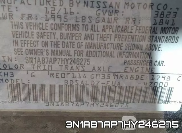 3N1AB7AP7HY246275 фото 10
