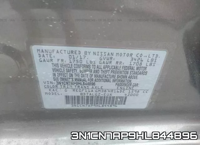 3N1CN7AP9HL844896 фото 10