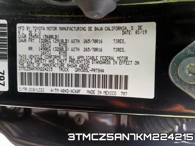 3TMCZ5AN7KM224215 фото 2