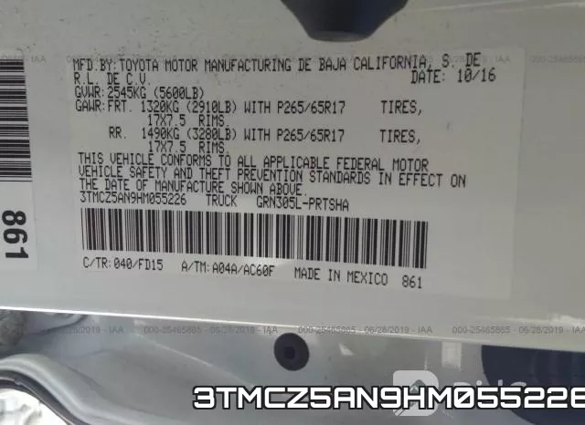3TMCZ5AN9HM055226 фото 10