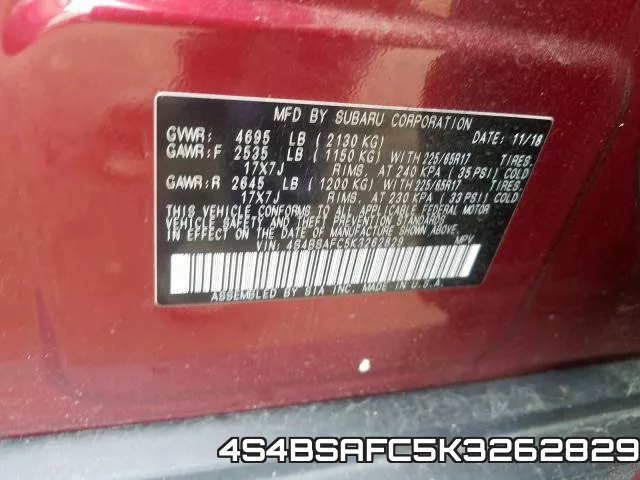 4S4BSAFC5K3262829 фото 2