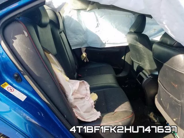 4T1BF1FK2HU747637 фото 7