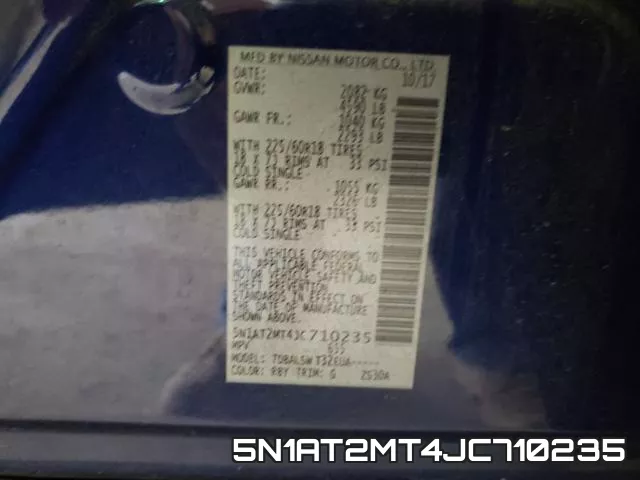 5N1AT2MT4JC710235 фото 2