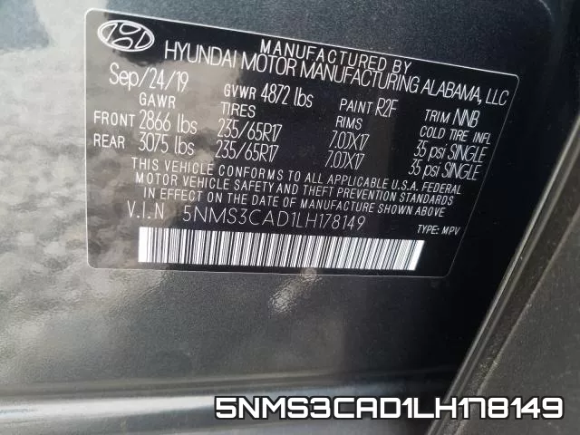 5NMS3CAD1LH178149 фото 2