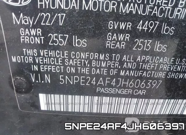 5NPE24AF4JH606397 фото 10