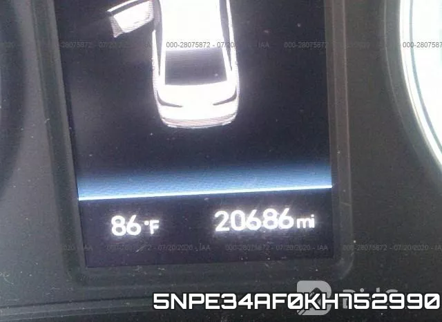 5NPE34AF0KH752990 фото 8