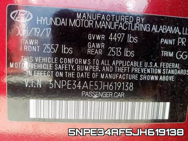 5NPE34AF5JH619138 фото 2