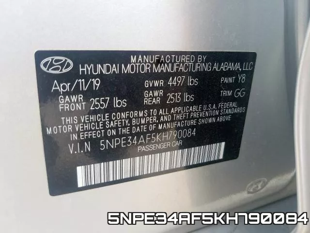 5NPE34AF5KH790084 фото 2