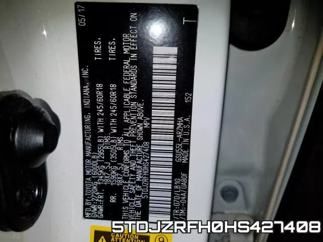5TDJZRFH0HS427408 фото 2